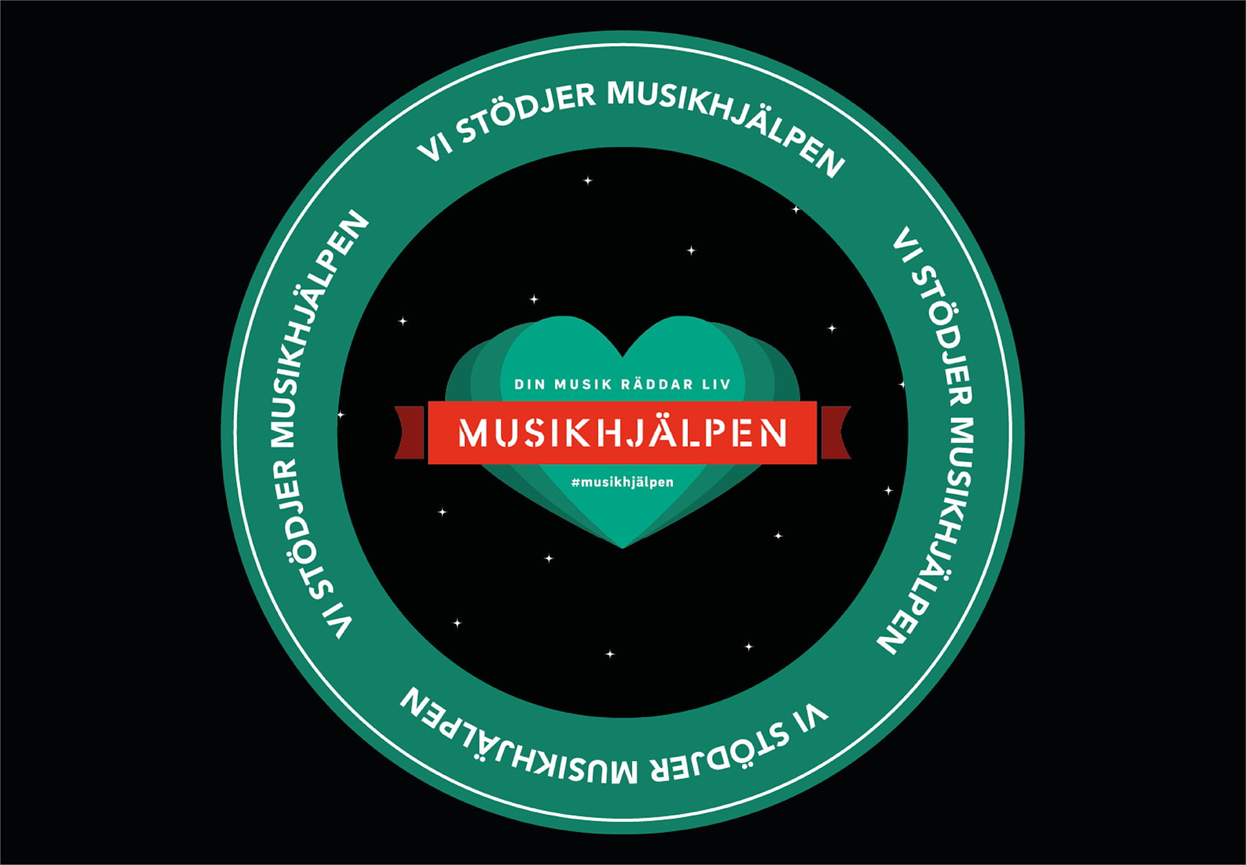 Musikhjälpens logga.